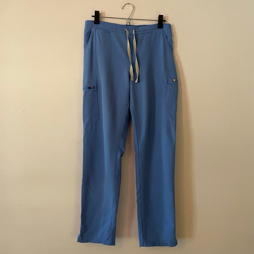 FIGS Ceil Blue Yola Straight Leg Scrub Pants Uniform Nurse Doctor Women's Small